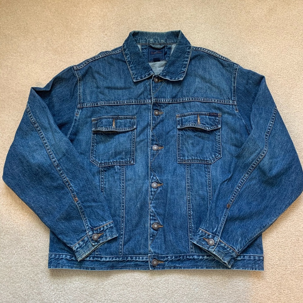 Indigo blues by tommy banana denim jacket NWOT, M